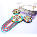 Yiwu futian market New arrival Fashion jewelry boho vintage bead necklace